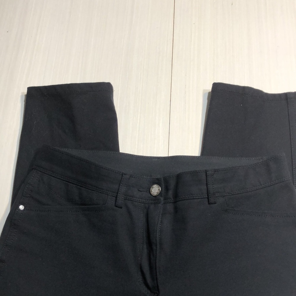 Chico’s So Slimming Stretchy Slim Straight Black Pants - Picture 3 of 8